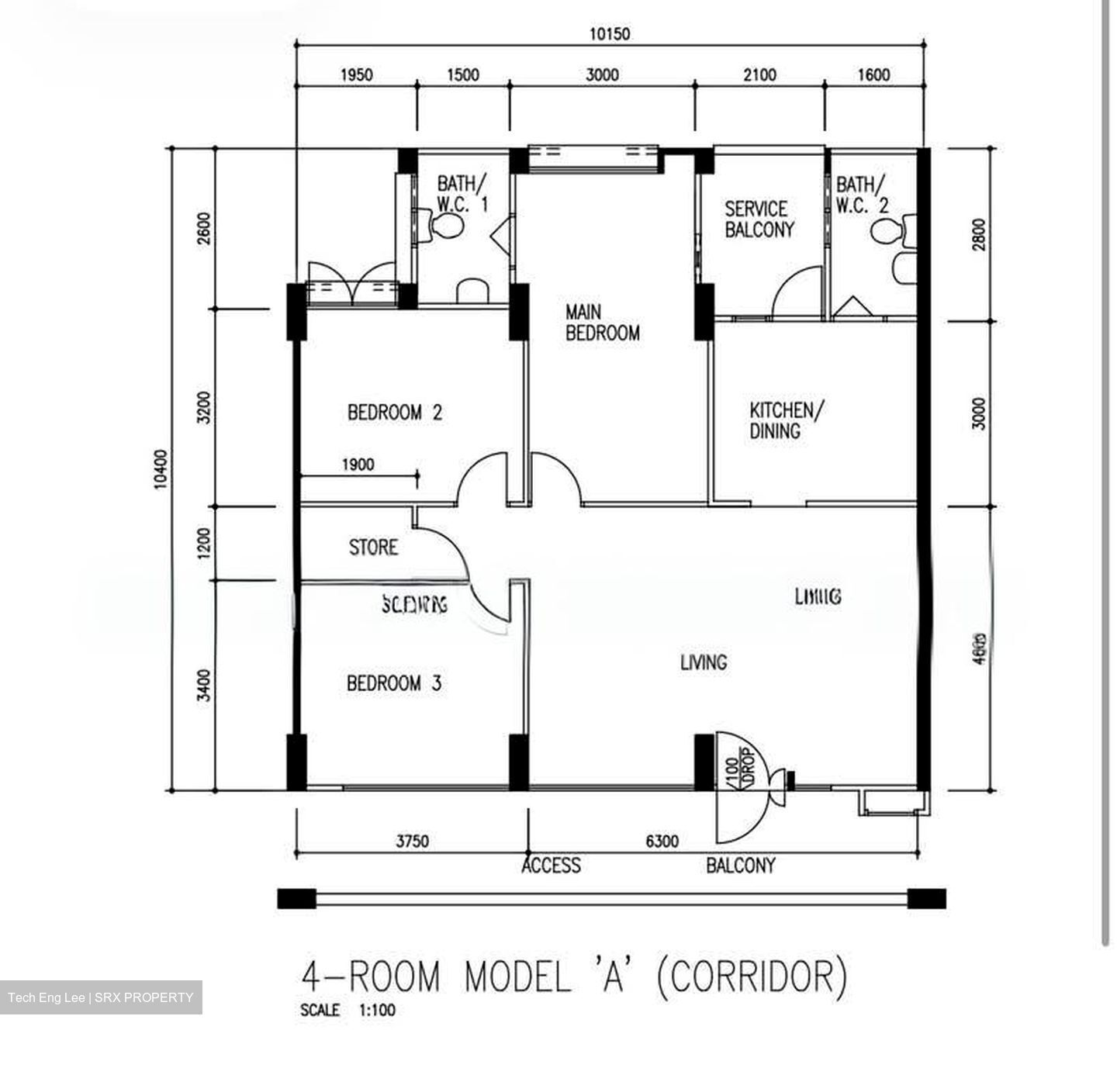 Blk 653 Woodlands Ring Road (Woodlands), HDB 4 Rooms #591989301